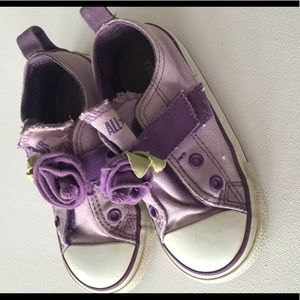 toddler purple converse velcro